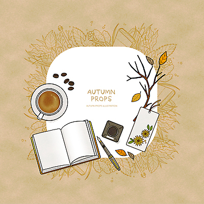 PSD 커피 낙엽 라인일러스트 일러스트 해바라기 프레임 사람없음 책 만년필 갈색 원두 가을 나뭇가지 일기 커피잔 북마크 잉크통 프레임일러스트 국내일러스트 나무 계절 꽃 음료 컬러 잎 잔 통 펜 파일형식