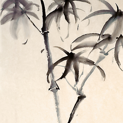 JPG 해외이미지 일러스트 붓터치 미술 사람없음 먹 대나무 동양화 그림 번짐 해외일러스트 나무 서예 문화예술 파일형식 효과 이미지허브