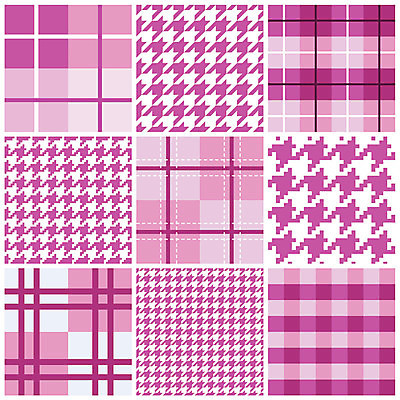 EPS 해외이미지 디자인 분홍색 백그라운드 패턴 일러스트 벽지 그래픽 장식 세트 유행 직물 클래식 우아함 타일 확인 질감 스타일 반복 해외일러스트 컬러 컨셉 무늬 파일형식 벡터 이미지허브