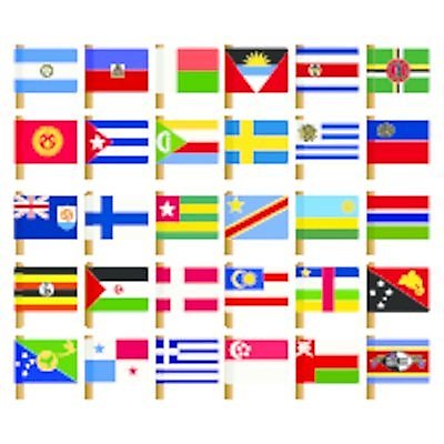 EPS 해외이미지 디자인 일러스트 추상 그래픽 세트 깃발 수집 심볼 오리지널 전국 해외일러스트 무늬 파일형식 벡터 이미지허브