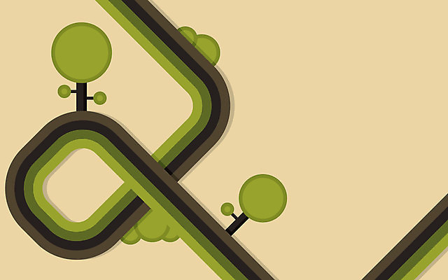 EPS 해외이미지 나무 식물 도로 길 지구 백그라운드 일러스트 추상 초록색 갈색 에코 생태계 복고 생태학 해외일러스트 교육 컬러 무늬 교통시설 환경 파일형식 벡터 이미지허브