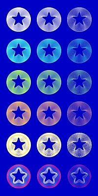 EPS 해외이미지 별 선 일러스트 장식 라벨 원형 혼합 사인 배지 휘장 승인 증명서 해외일러스트 자연요소 도형 프레임 파일형식 벡터 이미지허브