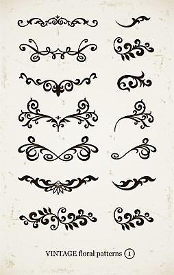 EPS 해외이미지 모양 식물 디자인 백그라운드 꽃무늬 패턴 일러스트 장식 세트 수확 그룹 클래식 수집 질감 복고 윤곽 먼지 그런지 옛날 스타일 모노그램 해외일러스트 꽃 컨셉 무늬 농업 파일형식 벡터 이미지허브