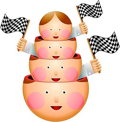 EPS 해외이미지 얼굴 일러스트 성공 사람 머리 경쟁 깃발 부채 군중 만화 해외일러스트 컨셉 신체부위 파일형식 벡터 이미지허브