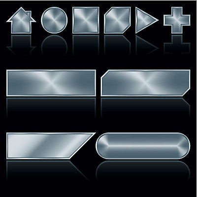 EPS 해외이미지 모양 접시 일러스트 장신구 공장 버튼 표면 장식 빛 반사 금속 힘 회색 그룹 은색 심볼 사인 기하학 직사각형 스테인레스 철강 카피스페이스 세련 해외일러스트 도형 식기 컬러 무늬 공업 재질 공백 파일형식 벡터 이미지허브