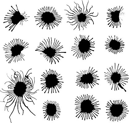 EPS 해외이미지 디자인 실루엣 일러스트 추상 잉크 세트 검은색 페인트 점 얼룩 액체 비교 떨어짐 분무기 내추럴 그런지 해외일러스트 컬러 컨셉 무늬 촬영기법 파일형식 벡터 이미지허브
