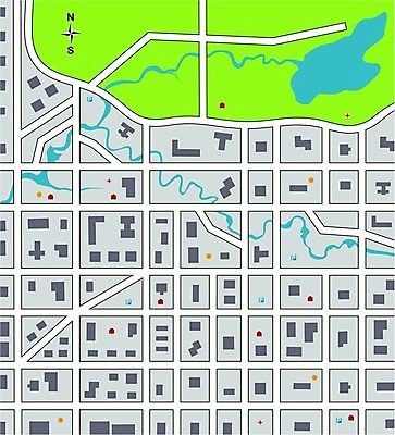 EPS 해외이미지 공원 도로 길 선 여행 백그라운드 지도 패턴 일러스트 교통시설 벽지 추상 거리 주택 그래픽 초록색 파란색 강 웹 회색 성장 흰색 도시 개울 계획 나침반 교차로 심볼 사인 그림 웨이브 레이아웃 장면 지역 북쪽 타운 남쪽 해외일러스트 공공시설 컬러 교통 컨셉 무늬 인터넷 건물 방향 시설 파일형식 벡터 이미지허브