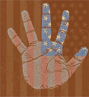 EPS 해외이미지 손 디자인 선 일러스트 손가락 성인 그래픽 미국 애국심 그런지 자취 해외일러스트 북아메리카 사람 신체부위 파일형식 벡터 이미지허브