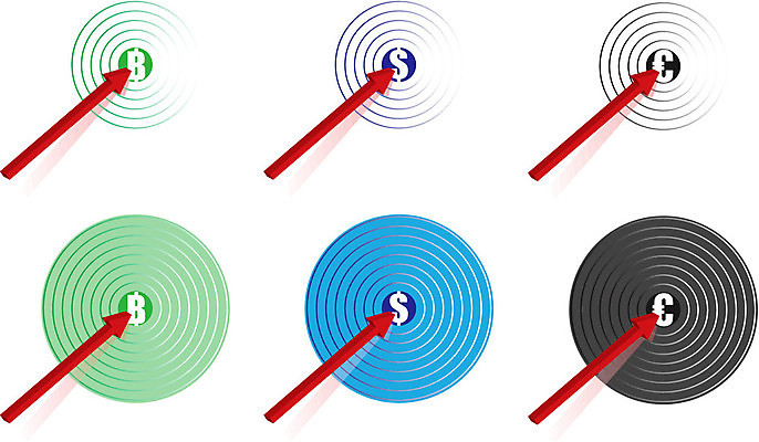 EPS 해외이미지 디자인 백그라운드 겨울 일러스트 비즈니스 성공 화살 새로움 그래픽 사무실 달러 유로 흰색 센터 목표 심볼 사인 고립 해외일러스트 계절 컬러 컨셉 돈 파일형식 벡터 이미지허브