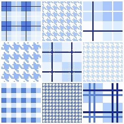 EPS 해외이미지 디자인 백그라운드 패턴 일러스트 벽지 그래픽 장식 파란색 세트 유행 직물 변화 클래식 우아함 수집 타일 확인 질감 스타일 반복 해외일러스트 컬러 컨셉 무늬 파일형식 벡터 이미지허브