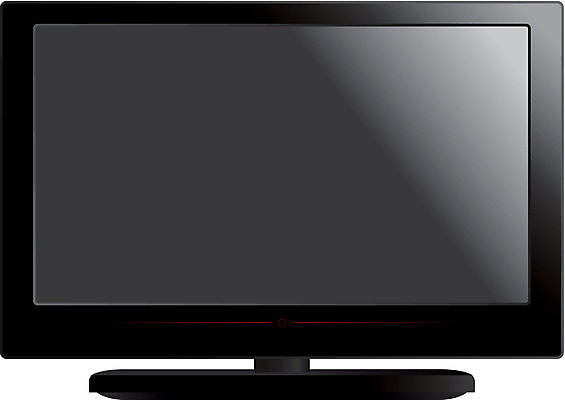 EPS 해외이미지 일러스트 스크린 모니터 검은색 텔레비전 흰색 주도 카피스페이스 해외일러스트 컬러 전자제품 컴퓨터 공백 예절 파일형식 벡터 이미지허브