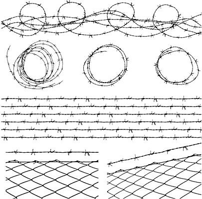 EPS 해외이미지 디자인 실루엣 벽 일러스트 경비 그래픽 울타리 금속 검은색 힘 자유 경계선 보호 위험 철 교도소 감옥 전쟁 보안 날카로움 철사 철조망 시스템 육군 죄수 철강 체포 반복 국경 해외일러스트 선 컬러 컨셉 재질 군대 촬영기법 안전 담장 경계 파일형식 벡터 이미지허브