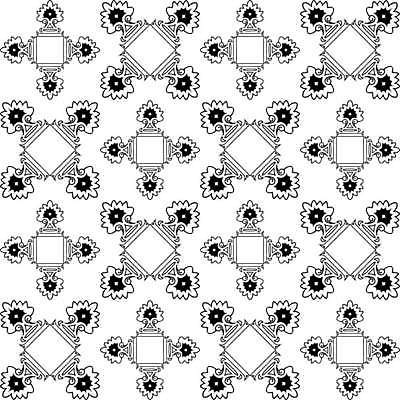 EPS 해외이미지 모양 식물 디자인 꽃 실루엣 백그라운드 꽃무늬 패턴 곡선 일러스트 벽지 추상 내부 장식 유행 견본 검은색 흰색 화려 타일 질감 서식 심플 공상 기하학 대칭 엘리먼트 지속성 포장소품 많음 반복 해외일러스트 선 컬러 컨셉 무늬 포장 촬영기법 오브젝트 포장재료 파일형식 벡터 이미지허브