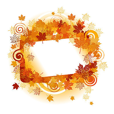 EPS 해외이미지 단풍 낙엽 일러스트 프레임 사람없음 주황색 소용돌이무늬 프레임일러스트 해외일러스트 컬러 잎 무늬 파일형식 벡터 이미지허브