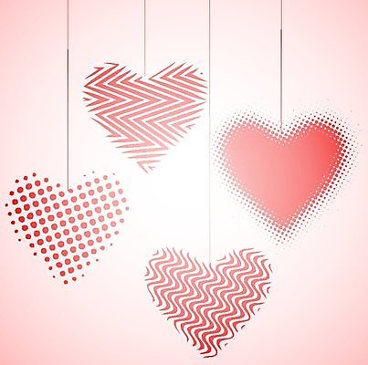 EPS 해외이미지 디자인 일러스트 휴가 발렌타인데이 사랑 그래픽 장식 낭만 하트 해외일러스트 모양 감정 컨셉 데이이벤트 파일형식 벡터 이미지허브