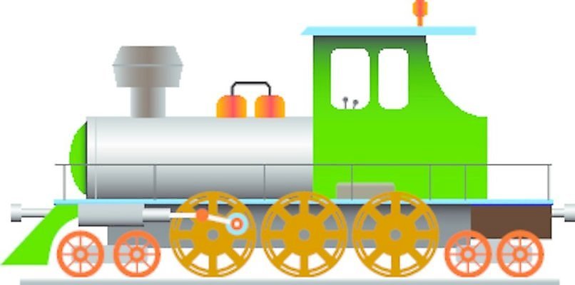 EPS 해외이미지 1 디자인 일러스트 교통시설 미술 그래픽 빨간색 초록색 장난감 노란색 검은색 기계 회색 기차 흰색 바퀴 수증기 만화 오브젝트 싱글 그림 복고 심플 엔진 고립 구식 멀티 선로 옛날 철강 철책 해외일러스트 육상교통 컬러 교통 문화예술 대중교통 시설 파일형식 벡터 이미지허브