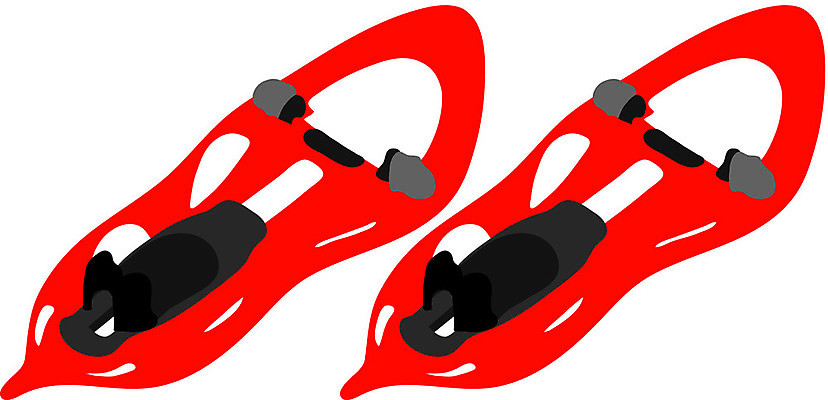 EPS 해외이미지 드레스 겨울 일러스트 부츠 빨간색 걷기 검은색 은색 설피 해외일러스트 옷 계절 컬러 신발 모션 파일형식 벡터 이미지허브