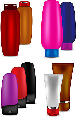 EPS 해외이미지 얼굴 분홍색 일러스트 빨간색 위생용품 컬러풀 화장품 상품 컨테이너 플라스틱 가루 크림 오브젝트 로션 튜브 샴푸 린스 수분크림 해외일러스트 산업 컬러 생활용품 재질 신체부위 뷰티 파일형식 벡터 이미지허브