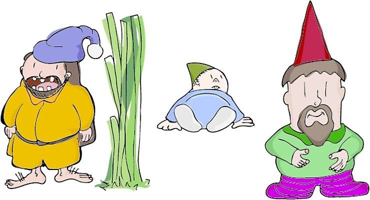 EPS 해외이미지 어린이 일러스트 응원 맨발 수염 요정 3 미소 성인 야외 장식 초록색 파란색 세트 피규어 아기 유머 치아 만화 공상 난쟁이 나쁜 스카우트 캡모자 못생김 실종 해외일러스트 모자_잡화 감정 컬러 발 표정 사람 미니어처 소화기관 사건 파일형식 벡터 이미지허브