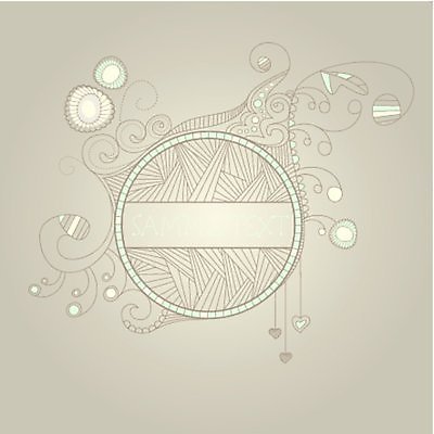 EPS 해외이미지 디자인 꽃 백그라운드 잎 일러스트 추상 사람없음 갈색 원형 우아함 내추럴 해외일러스트 도형 식물 컬러 컨셉 무늬 파일형식 벡터 이미지허브