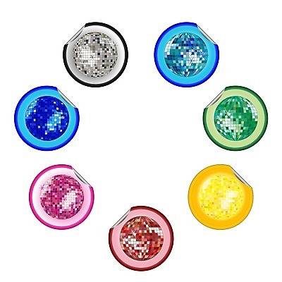 EPS 해외이미지 디자인 음악 백그라운드 스티커 패턴 일러스트 공 유리 발렌타인데이 미술 그래픽 장식 빨간색 초록색 파란색 빛 노란색 파티 검은색 거울 춤 원형 야간 클럽 복고 디스코 스타일 해외일러스트 자연요소 도형 컬러 무늬 데이이벤트 재질 문화예술 이벤트 파일형식 벡터 이미지허브