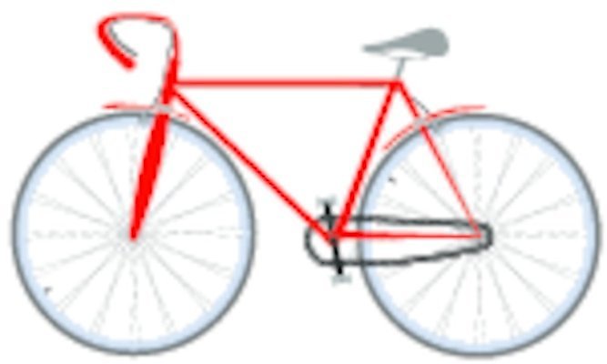 EPS 해외이미지 도로 길 스포츠 일러스트 거리 미술 빨간색 금속 자전거 바퀴 사인 타이어 고립 방법 선로 해외일러스트 컬러 교통시설 재질 문화예술 바이크 파일형식 벡터 이미지허브