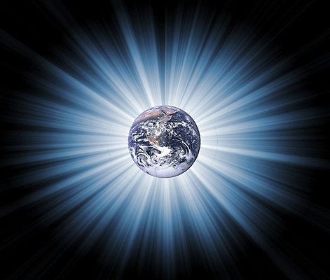 포토 JPG 해외이미지 지구 사람없음 파란색 빛 지구본 광선 파열 해외포토 컬러 파일형식 이미지허브