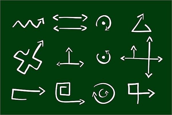 EPS 해외이미지 이동 일러스트 모션 화살 흐름 가리킴 방향 심볼 사인 그림 역동적 신호 바둑 진행 전진 해외일러스트 컨셉 놀이 손짓 파일형식 벡터 이미지허브
