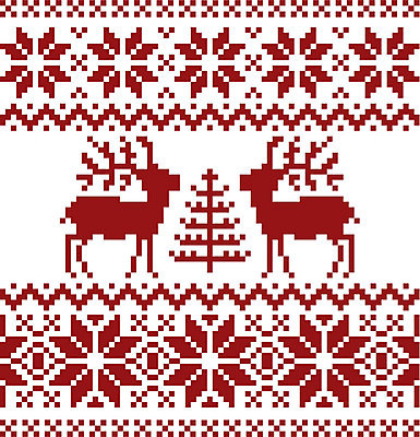 EPS 해외이미지 나무 전통 디자인 별 백그라운드 크리스마스 겨울 패턴 일러스트 사슴 노르웨이 장식 빨간색 직물 눈송이 질감 북쪽 스칸디나비아 해외일러스트 자연요소 식물 계절 기념일 유럽 컬러 무늬 포유류 눈_날씨 방향 파일형식 벡터 이미지허브