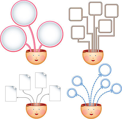EPS 해외이미지 얼굴 컨셉 생각 일러스트 비즈니스 화살 아이디어 창조 사람 머리 놀람 거품 성장 만화 방향 집중 문서 긍정 해결 지능 해외일러스트 감정 표정 신체부위 파일형식 벡터 이미지허브
