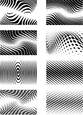 EPS 해외이미지 디자인 실루엣 백그라운드 패턴 곡선 일러스트 추상 나선형 세트 스크린 검은색 소용돌이 흰색 점 변화 인쇄 질감 왜곡 해외일러스트 선 컬러 컨셉 무늬 촬영기법 회오리 파일형식 벡터 이미지허브