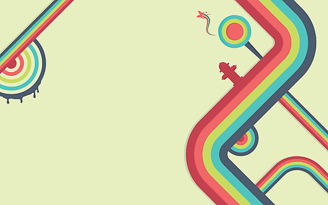 EPS 해외이미지 도로 길 분홍색 나비 백그라운드 일러스트 추상 거리 빨간색 초록색 파란색 컬러풀 복고 해외일러스트 컬러 곤충 무늬 교통시설 파일형식 벡터 이미지허브