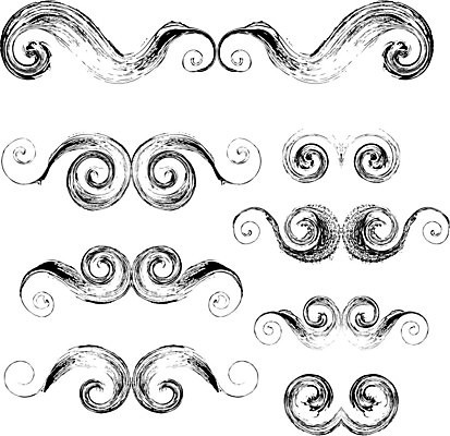 EPS 해외이미지 디자인 물결 곡선 일러스트 프레임 나선형 컴퓨터그래픽 그래픽 장식 소용돌이 붓 화려 그리기 물결무늬 타격 해외일러스트 선 컨셉 무늬 모션 회오리 파일형식 벡터 이미지허브