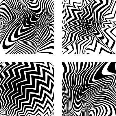 EPS 해외이미지 디자인 실루엣 선 백그라운드 곡선 일러스트 추상 나선형 그래픽 세트 스크린 검은색 줄무늬 소용돌이 흰색 변화 인쇄 왜곡 지그재그 광학 해외일러스트 컬러 컨셉 무늬 촬영기법 회오리 파일형식 벡터 이미지허브