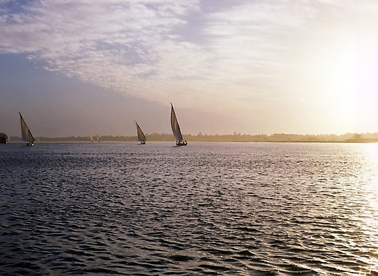 포토 JPG 해외이미지 요트 아프리카 자연 이집트 사람없음 물 강 일몰 보트 해외포토 자연요소 나라 배_교통 노을 생태계 파일형식 이미지허브