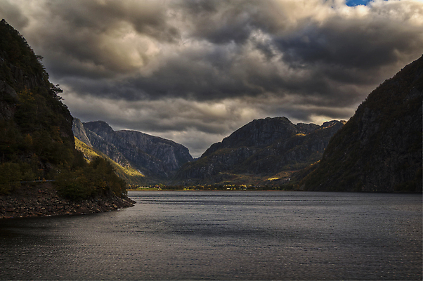 포토 JPG 해외이미지 구름 호수 산 노르웨이 사람없음 물 해외포토 자연요소 유럽 파일형식 이미지허브