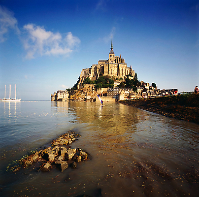 포토 JPG 해외이미지 유럽 건축양식 사람없음 교회 프랑스 언덕 대서양 노르망디 수녀원 해외포토 건축 나라 바다 종교건축 건물 파일형식 이미지허브