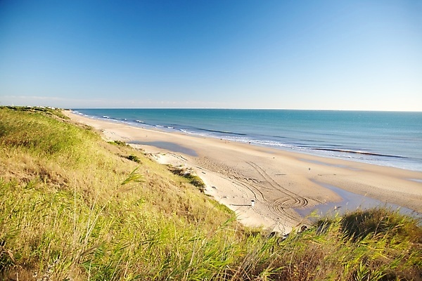 포토 JPG 해외이미지 식물 유럽 모래 바다 자연 휴가 사람없음 야외 초록색 물 파란색 스페인 대서양 안달루시아 수평선 해외포토 자연요소 나라 컬러 생태계 파일형식 이미지허브