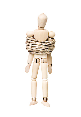 포토 JPG 해외이미지 밧줄 사람없음 목재 구속 목각인형 체포 해외포토 나무 줄 인형 컨셉 재료 파일형식 이미지허브