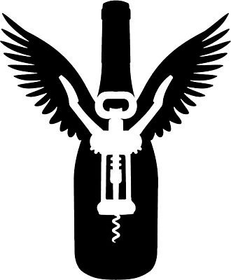 EPS 해외이미지 실루엣 날개 일러스트 와인 검은색 기구 와인오프너 송곳 해외일러스트 컬러 주류 촬영기법 병따개 파일형식 벡터 이미지허브