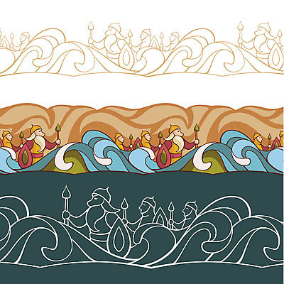 EPS 해외이미지 노년 남자 창 파도 바다 일러스트 동화 군대 여러명 성인 군인 동화나라 방패 남자만 동심 해외일러스트 직업 무기 다수 사람 국군 파일형식 벡터 이미지허브