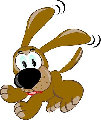 EPS 해외이미지 캐릭터 일러스트 사람없음 반려동물 달리기 갈색 귀여움 개 만화 목줄 해외일러스트 일러캐릭터 동물 컬러 컨셉 포유류 모션 파일형식 벡터 반려용품 이미지허브