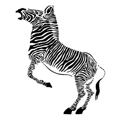 EPS 해외이미지 동물 일러스트 포유류 아프리카 그래픽 줄무늬 피부 질감 얼룩말 해외일러스트 나라 무늬 신체부위 말_동물 파일형식 벡터 이미지허브