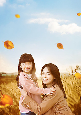 PSD 식물 구름 편집이미지 여자 행복 어린이 단풍 낙엽 가족 자연 하늘 모녀 엄마 서기 웃음 사람 앉기 풍경 상반신 성인 두명 옆모습 아웃포커스 30대 가을풍경 한국인 가을 가족라이프 즐거움 여자만 이미지편집 자연요소 라이프스타일 계절 딸 감정 뷰포인트 잎 관계 모션 촬영기법 표정 동양인 장년 생태계 파일형식 가을_계절