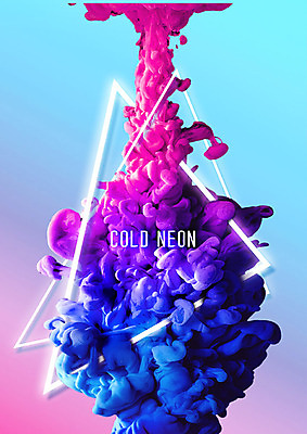 PSD 편집이미지 영어 백그라운드 그래픽백그라운드 프레임 타이포그라피 사람없음 그래픽 컬러풀 물감 삼각형 네온 번짐 그라데이션 지오메트릭 이미지편집 도형 문자 컬러 미술도구 파일형식 효과