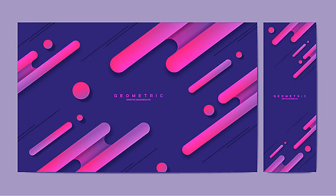 배너 포스터 세로배너 분홍색 백그라운드 그래픽백그라운드 일러스트 프레임 사람없음 그래픽 세트 컬러풀 남색 지오메트릭 국내일러스트 AI파일 컬러 세로 파일형식 벡터