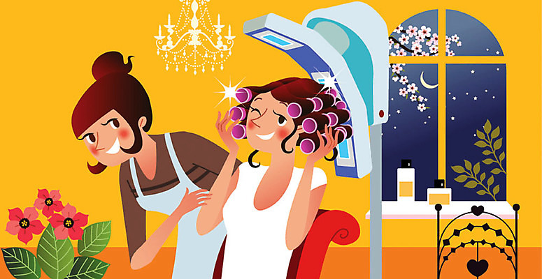 여자 꽃 별 의자 일러스트 조명 건강 사람 성인 두명 미용용품 야간 미용실 초승달 미용사 즐거움 만족 샹들리에 헤어관리 자기관리 성인여자만 국내일러스트 AI파일 자연요소 식물 직업 감정 가구 뷰티 달 뷰티샵 오브젝트 여자만 성인만 파일형식 벡터