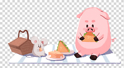 편집이미지 두마리 치즈 샌드위치 누끼 이벤트 사람없음 소풍 귀여움 돼지 쥐 쥐캐릭터 돼지캐릭터 PNG 소풍바구니 편집소스 음식 동물캐릭터 컨셉 2 포유류 유제품 야외활동 바구니 설치류 파일형식