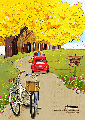 PSD 꽃 길 여행 단풍 낙엽 가방 일러스트 자동차 자연 단풍나무 풍경 사람없음 컬러풀 바구니 가을풍경 자전거 짐 가을 표지판 즐거움 은행잎 은행나무 가을여행 단풍놀이 짐가방 풍경화 국내일러스트 나무 식물 잡화 계절 감정 육상교통 컬러 잎 알림판 소풍 바이크 그림 생태계 파일형식 가을_계절