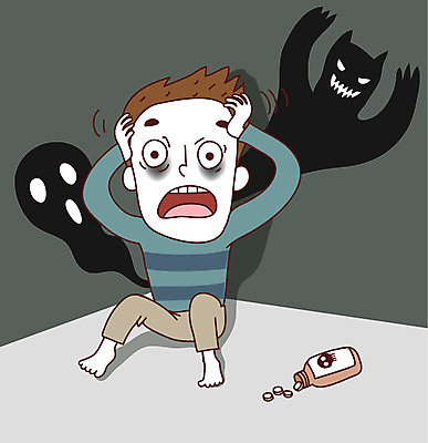 남자 일러스트 스트레스 한명 사람 약 유령 약병 무서움 공포 우울감 정신병 정신질환 환각 남자한명만 국내일러스트 AI파일 1 감정 의학 질병 증상 병_담는 남자만 파일형식 벡터